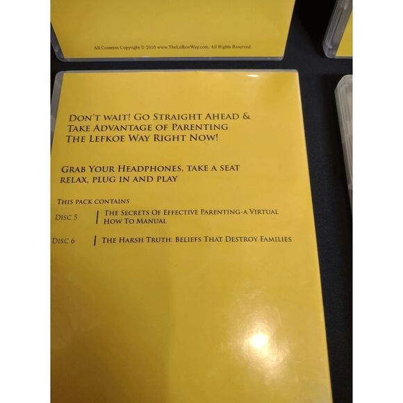 Parenting the Lefkoe Way 8 CD Set Complete - Picture 3 of 6